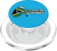 Drapeau d'ADN vintage d'Afrique du Sud PopSockets PopGrip pour MagSafe