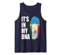 Drapeau d'ADN Vintage ukrainien et Mexicain Débardeur