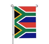Drapeau d'Afrique du Sud - Bannière de jardin en polyester double face - Décoration extérieure moderne - Cadeau idéal