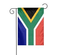 Drapeau d'Afrique du Sud - Double face - 30,5 x 45,7 cm - Pour anniversaire, mariage, vacances, cour - Décoration extérieure