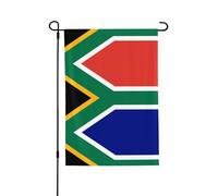 Drapeau d'Afrique du Sud imprimé double face (71,1 x 101,6 cm), drapeau de bienvenue pour les fêtes saisonnières et extérieures