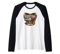 Drapeau d'aigle Patriotique payé par Un vétéran Fait de la liberté, 1776-250 Manche Raglan