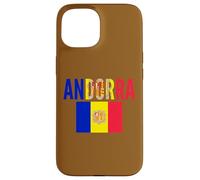Drapeau d'Andorre Couleurs Pride Country Support Coque pour iPhone 15