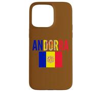 Drapeau d'Andorre Couleurs Pride Country Support Coque pour iPhone 15 Pro Max