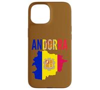 Drapeau d'Andorre Fierté aux Couleurs nationales Coque pour iPhone 15