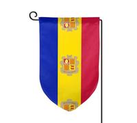 Drapeau d'Andorre pour l'extérieur - Drapeau de cour durable Décoration d'été Parfait pour l'extérieur jardin et terrasse