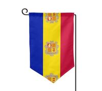 Drapeau d'Andorre pour l'extérieur - Drapeau de cour durable Décoration d'été Parfait pour l'extérieur jardin et terrasse