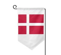 Drapeau danois imprimé drapeau de bienvenue pour décoration extérieure tous temps jardin patio drapeau 30,5 x 45,7 cm plusieurs formes
