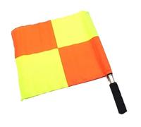 Drapeau d'arbitre avec poignée en éponge, 5 pièces, drapeaux de juge ligne imperméables, multicolores, fournitures volley-ball et Football pour Football(Color3)