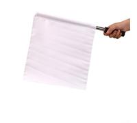 Drapeau d'arbitre de terrain de sport avec construction et texture antidérapante pour un meilleur contrôle pendant l'action de jeu en direct (blanc)