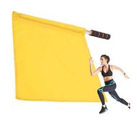 Drapeau d'arbitre - Drapeaux de signal du défi de football Linesman | Drapeaux de match sportif, drapeaux de la ligne de football, drapeau d'arbitre professionnel - Drapeau de signalisation pour