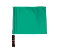 Drapeau d'arbitre multicolore avec poignée en éponge, drapeaux de juge ligne imperméables, fournitures volley-ball et Football, 4 pièces pour Football(Color5)
