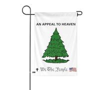 Drapeau d'arbre vert, drapeau arbre de la liberté, drapeau extérieur de jardin en pin vert, drapeau vertical double face We the People Revolution Liber Commmemoration pour