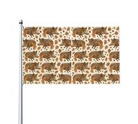 Drapeau d'automne avec sanglier, décoration intérieure et extérieure, couleurs vives