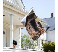 Drapeau de 0,9 x 6,1 m résistant à la décoloration pour l'extérieur - Bannière décorative ancienne pour jardin, maison - Drapeau mural double face avec œillets en laiton - Toile de fond amusante pour