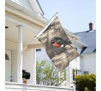 Drapeau de 0,9 x 6,1 m résistant à la décoloration pour l'extérieur - Bannière décorative en graphite - Drapeau de jardin double face avec œillets en laiton - Toile de fond amusante pour pelouse