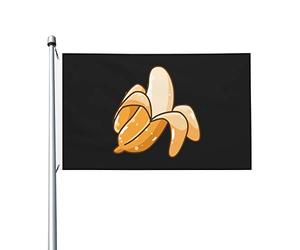 Drapeau de banane sucrée 90 x 150 cm, double face, résistant, pour extérieur, décoration de fête à la maison ou de terrasse.