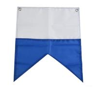 Drapeau de bateau de plongée en polyester léger pour une identification facile (35 x 30 cm)