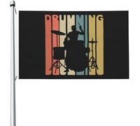 Drapeau de batteur de style 3 x 5 pieds Drapeaux lumineux