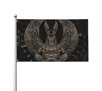 Drapeau de bénédiction de l'égypte antique, dieu Anubis, 90 x 150 cm, décoration de balcon, drapeau emblématique