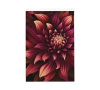 Drapeau de bienvenue à fleurs artistiques rouge vin, 61 x 91 cm, ne se décolore pas, drapeau double face pour maison, cour, porche, pelouse