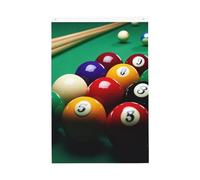 Drapeau de bienvenue de billard, 61 x 91 cm, ne se décolore pas, double face, bannière extérieure pour cour, porche, pelouse