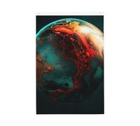 Drapeau de bienvenue en forme de boule de marbre - 6 x 0,9 m - Double face - Ne se décolore pas - Pour maison, cour, porche, pelouse, décoration extérieure