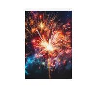 Drapeau de bienvenue en forme de feu d'artifice pour jardin, 6 x 0,9 m, ne se décolore pas, drapeau double face, bannière extérieure pour cour, porche, pelouse