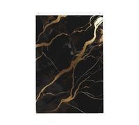 Drapeau de bienvenue en marbre noir et doré 61 x 91 cm double face qui ne se décolore pas pour maison, cour, porche, pelouse, décoration extérieure