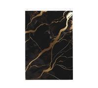 Drapeau de bienvenue en marbre noir et doré 61 x 91 cm - Ne se décolore pas - Double face - Bannière d'extérieur pour cour, porche, pelouse