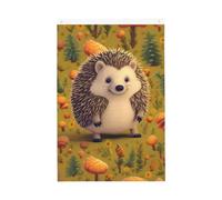 Drapeau de bienvenue hérisson pour jardin, 6 x 0,9 m, ne se décolore pas, drapeau double face pour maison, cour, porche, pelouse