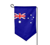 Drapeau de bienvenue imprimé drapeau australien pour décoration extérieure - Pour jardin et terrasse - 30,5 x 45,7 cm - Plusieurs formes