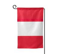 Drapeau de bienvenue imprimé drapeau autrichien pour décoration extérieure tous temps jardin patio drapeau 30,5 x 45,7 cm plusieurs formes