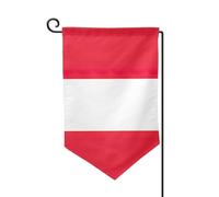 Drapeau de bienvenue imprimé drapeau autrichien pour décoration extérieure tous temps jardin patio drapeau 30,5 x 45,7 cm plusieurs formes
