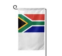 Drapeau de bienvenue imprimé drapeau d'Afrique du Sud - Décoration extérieure - Pour jardin et terrasse - 30,5 x 45,7 cm - Plusieurs formes
