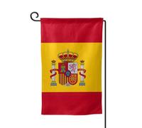 Drapeau de bienvenue imprimé drapeau espagnol décoration extérieure drapeau de jardin terrasse toutes saisons 30,5 x 45,7 cm plusieurs formes