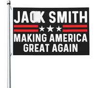 Drapeau De Bienvenue Jacks Rend L'Amérique À Nouveau Grande. Imperméable Bannière Double Face Drapeau Décoratif Pour Porche Ferme Vacances 3X5 Ft