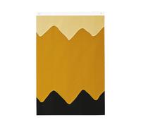 Drapeau de bienvenue jaune moutarde et noir, 61 x 91 cm, double face, ne se décolore pas, pour maison, cour, porche, pelouse, décoration extérieure