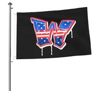 Drapeau De Bienvenue Lettre W Double Face Drapeau De Jardin Imperméable Bannière Décorative Pour Bureaux Ferme Porche 3X5 Ft