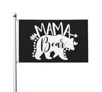 Drapeau De Bienvenue Maman Ours Suspendre Drapeau De La Fierté Amusant Bannière Décorative Pour Porche D'Intérieur Ferme 3X5 Ft
