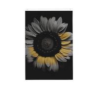 Drapeau de bienvenue noir tournesol 61 x 91 cm double face qui ne se décolore pas pour maison, cour, porche, pelouse, décoration extérieure
