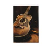 Drapeau de bienvenue Old West Guitar - 61 x 91 cm - Ne se décolore pas - Double face - Bannière d'extérieur pour cour, porche, pelouse