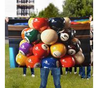 Drapeau de billard d'extérieur personnalisé pour toutes les saisons, bannière de jardin robuste avec œillets en laiton, résistante aux intempéries et à la décoloration, décoration de cour pour balcon