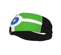 Drapeau de Bond Hill, Cincinnati, Ohio Bandeaux Hommes Femmes Antidérapant Évacuant la Transpiration Sport Bandeau pour Gym Basket-ball Yoga Bandeaux Cheveux