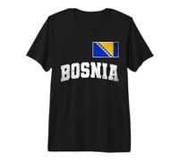 Drapeau de Bosnie - Supporters Bosniaques Fiers T-Shirt Haut de Gamme
