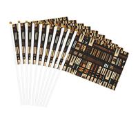 Drapeau de boue africain à imprimé tribal léger double face pour fête, défilé, décoration d'intérieur, célébrations