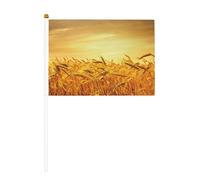 Drapeau de champ de blé pour célébration d'événements royaux, décoration de fête, de barbecue, d'événement, de jardin