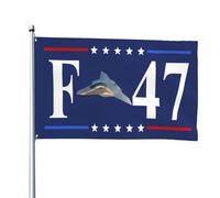 Drapeau de chasse audacieux - Bannière patriotique 4 x 6 pieds, décoration de jardin « Make America Fly Again »