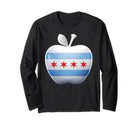 Drapeau de Chicago, grève des Enseignants, Protestation | Éducation syndicale 2026 Manche Longue