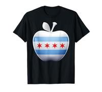 Drapeau de Chicago, grève des Enseignants, Protestation | Éducation syndicale 2026 T-Shirt